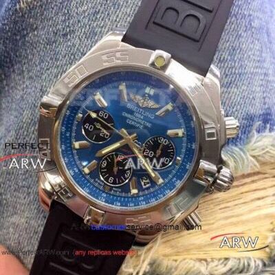 Perfect Replica Breitling Chronomat B01 Watches Blue Face